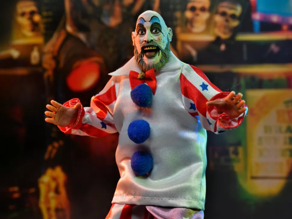 NECA House Of 1000 Corpses 20Th Anniversary Captain Spaulding Clothed Figure* Action Figures