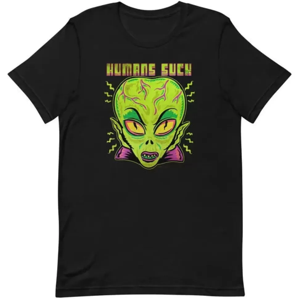 Retro-A-Go-Go Humans Suck Essential Unisex T-Shirt* Unisex Shirts