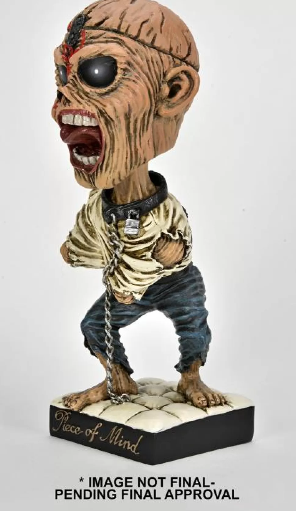 NECA Iron Maiden Piece Of Mind Eddie Head Knocker* Bobbleheads