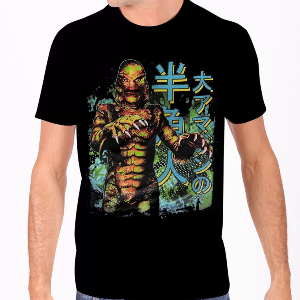 Rock Rebel Japanese Creature From The Black Lagoon Men'S Tee* Unisex Shirts