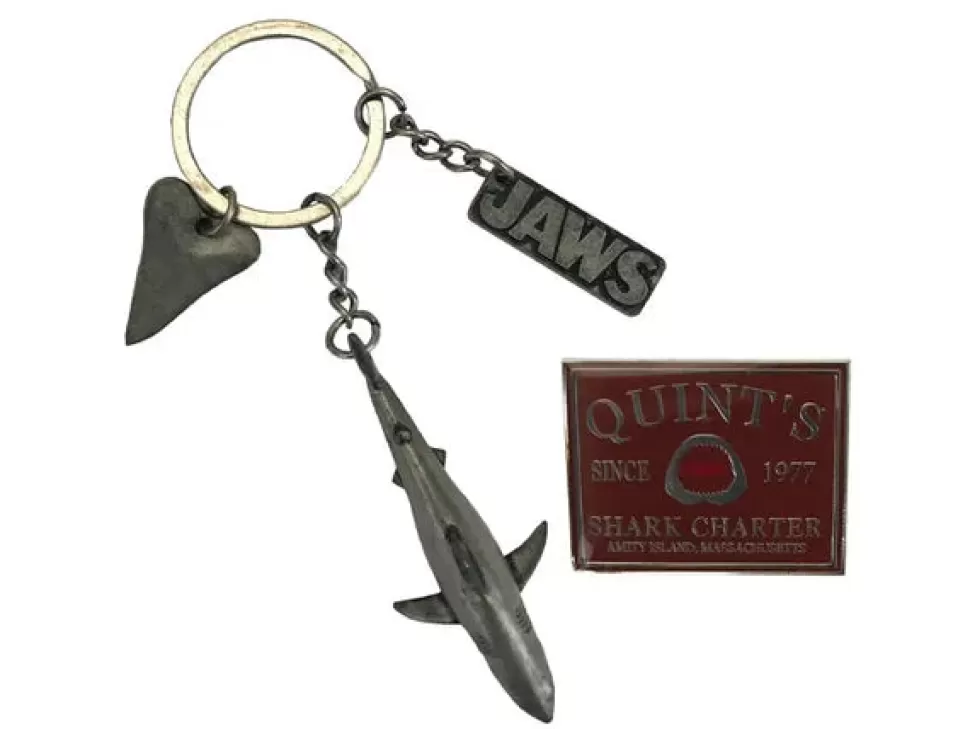 Factory Entertainment Jaws Chs Keychain & Pin Set* Keychains