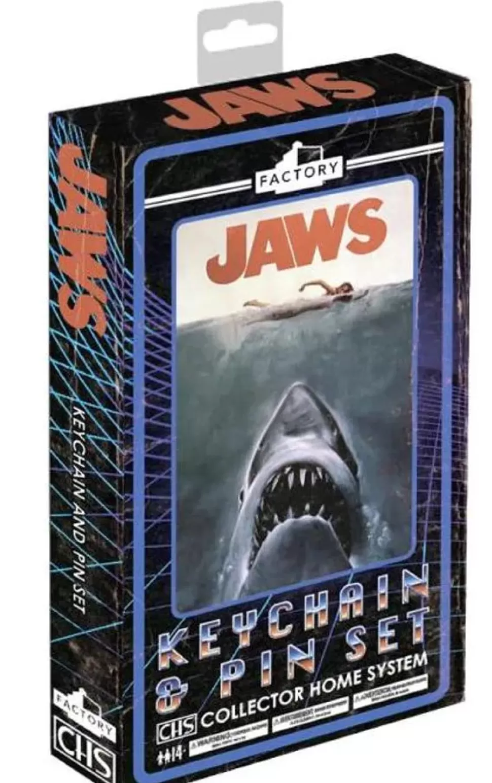 Factory Entertainment Jaws Chs Keychain & Pin Set* Enamel Pins