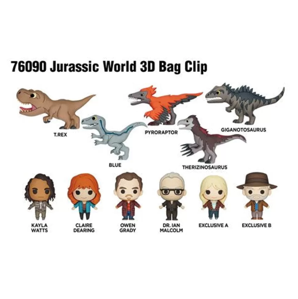 Monogram Jurassic World Dominion 3D Foam Bag Clip* Blind Bags/Boxes