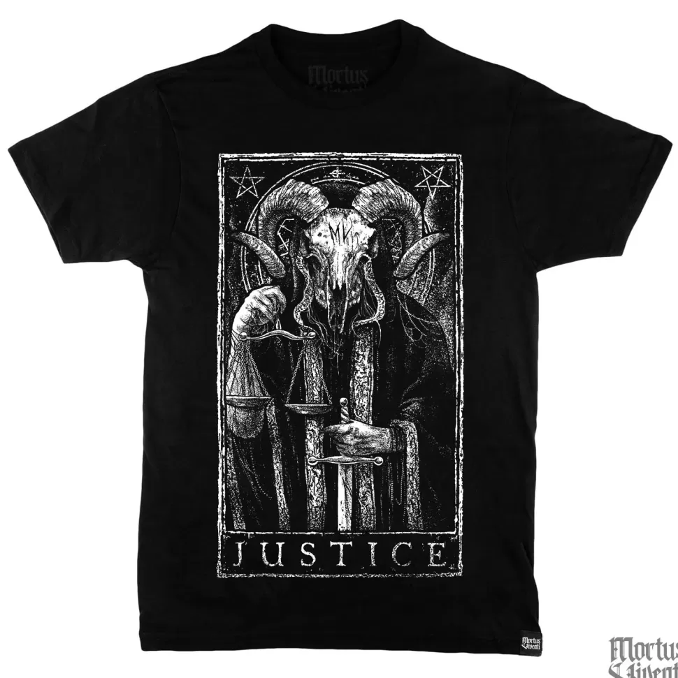 Mortus Viventi Justice Tarot Card Shirt* Unisex Shirts