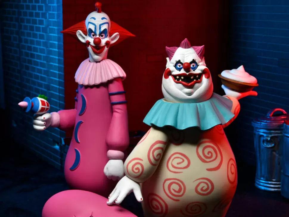 NECA Killer Klowns From Outer Space Toony Terrors Slim & Chubby Two-Pack* Action Figures