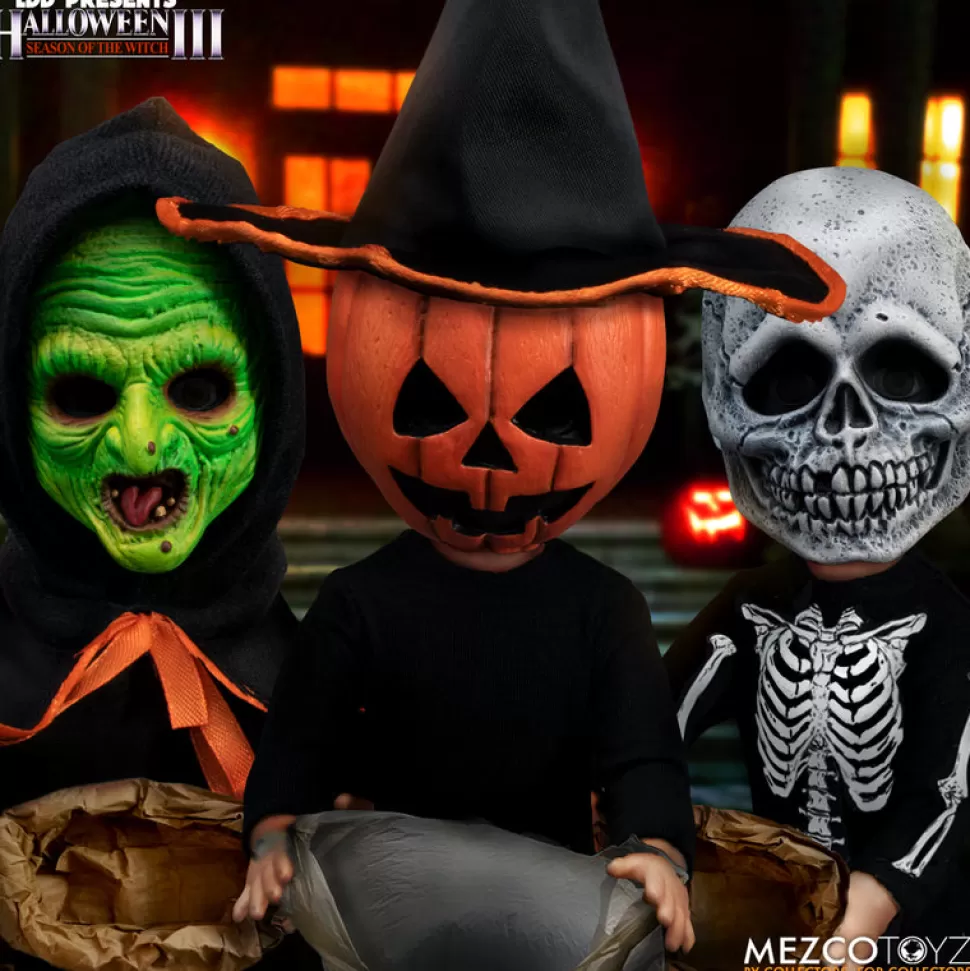 Mezco Ldd - Halloween Iii: Season Of The Witch Trick-Or-Treaters Boxed Set* Dolls