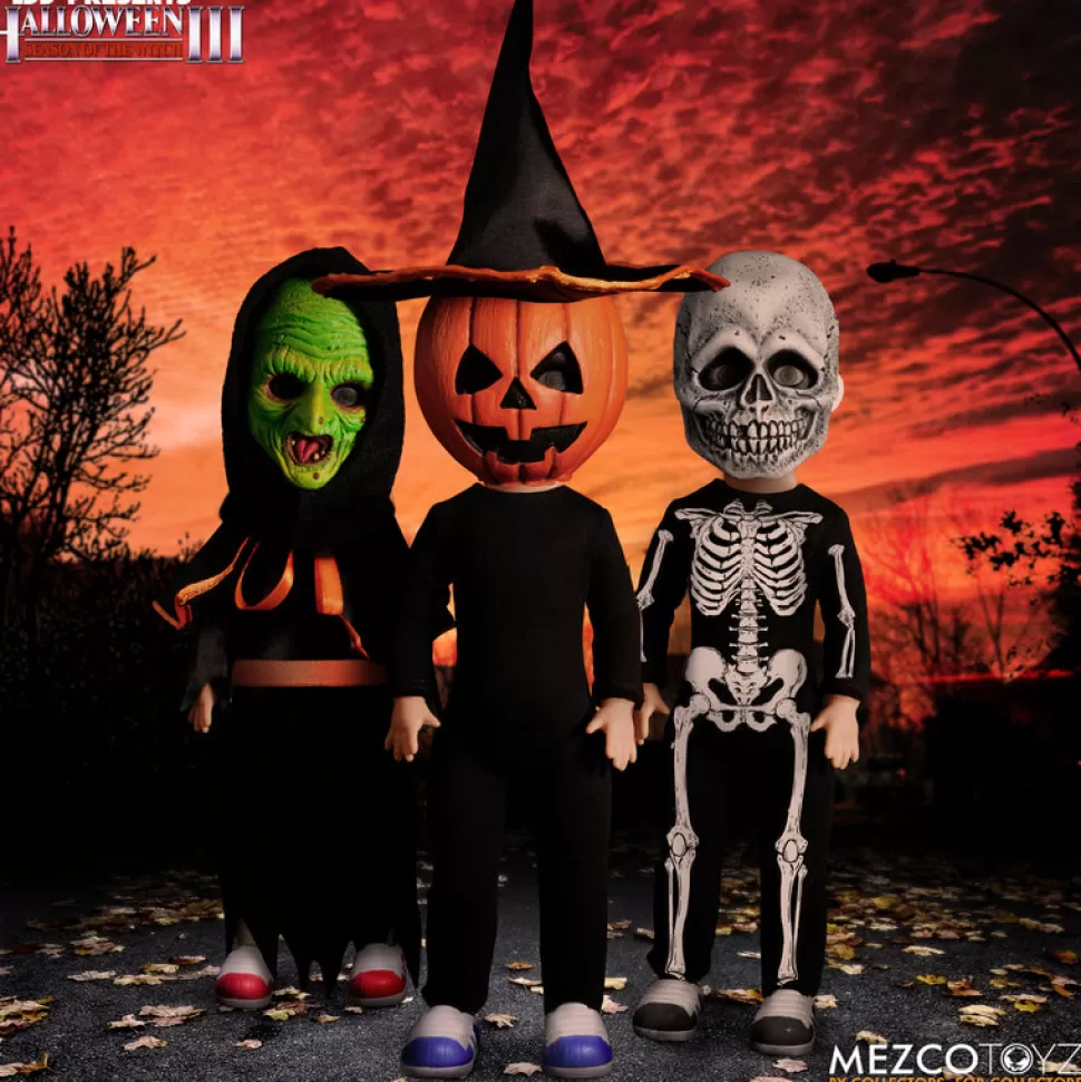 Mezco Ldd - Halloween Iii: Season Of The Witch Trick-Or-Treaters Boxed Set* Dolls