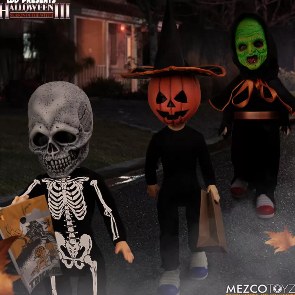 Mezco Ldd - Halloween Iii: Season Of The Witch Trick-Or-Treaters Boxed Set* Dolls