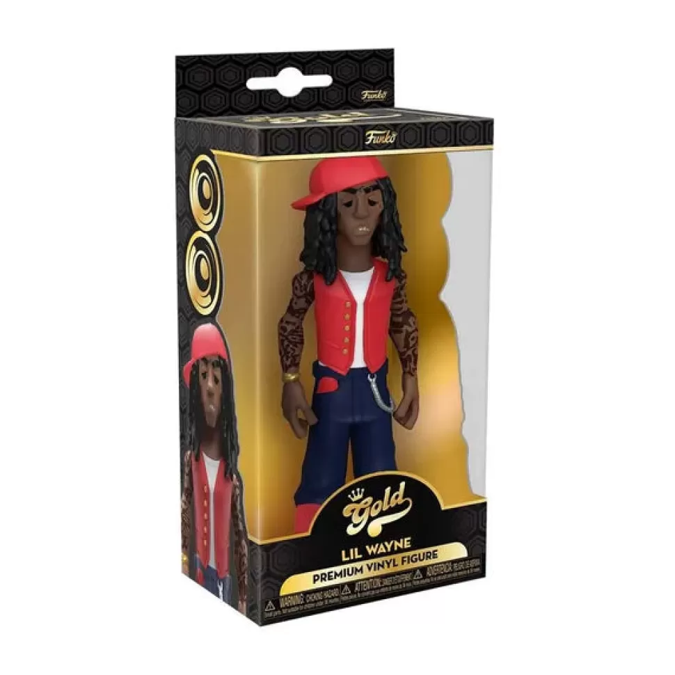 Funko Lil Wayne Action Figure 5-Inch - Gold* Vinyl Figures