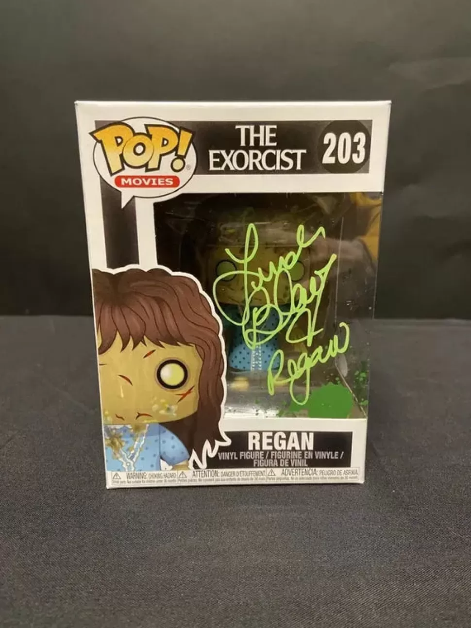Nightmare Toys Linda Blair Signed Regan The Exorcist Funko Pop Figure Autograph Jsa Coa* Funko Pop!