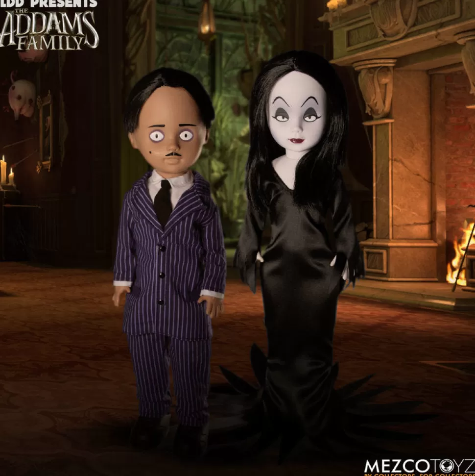 Mezco Living Dead Dolls Presents Gomez And Morticia* Dolls