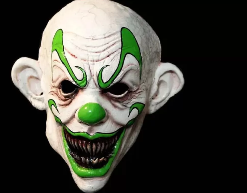 Lord Grimley Lono Clown - Half Mask* Latex Masks