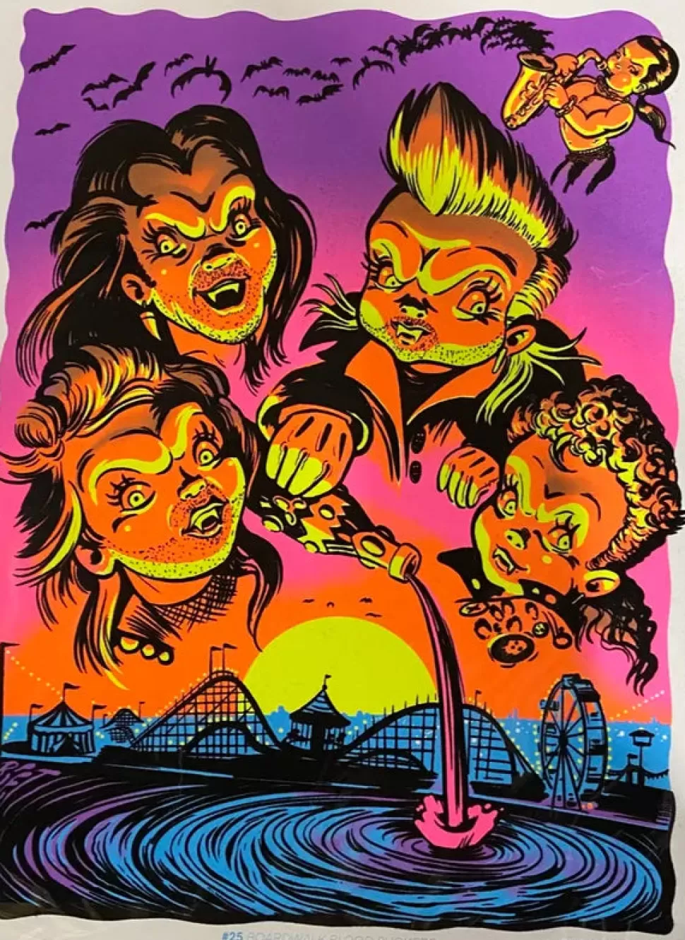 One Man Riet Lost Boys Blacklight Poster* Artwork