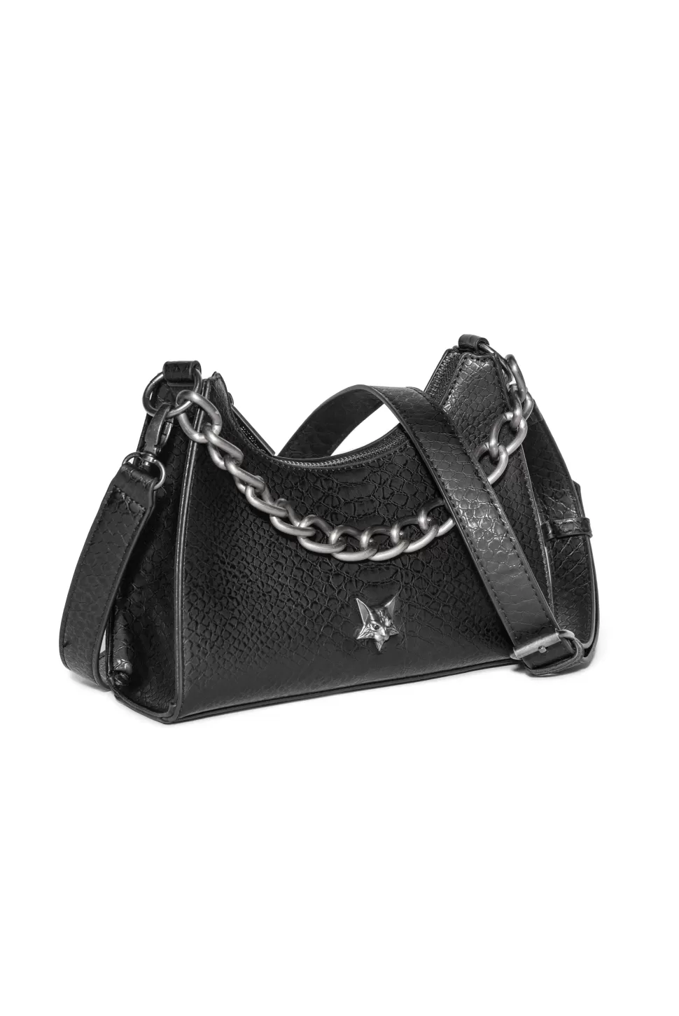 Blackcraft Cult Lucifer The Cat - Faux Snake Crossbody* Bags, Purses, And Wallets