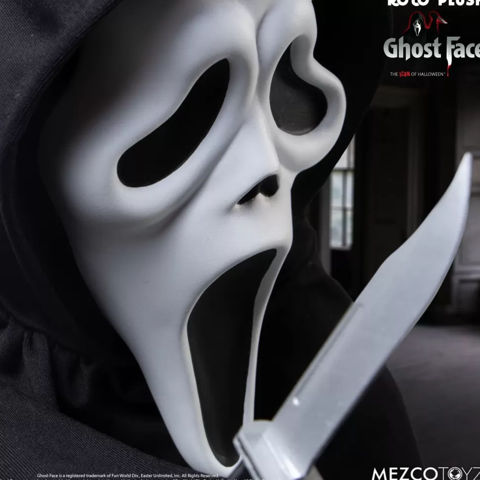 Mezco Toyz Mds Roto Plush Ghost Face Doll* Dolls