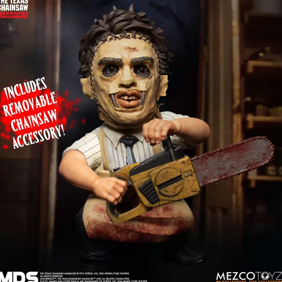 Mezco Toyz Mezco Designer Series - The Texas Chainsaw Massacre (1974): Leatherface* Action Figures