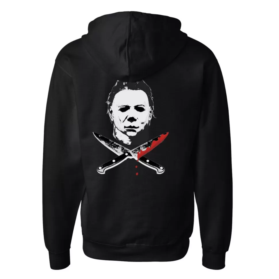 Rock Rebel Michael Myers Men'S Zip Up Hoodie* Hoodies