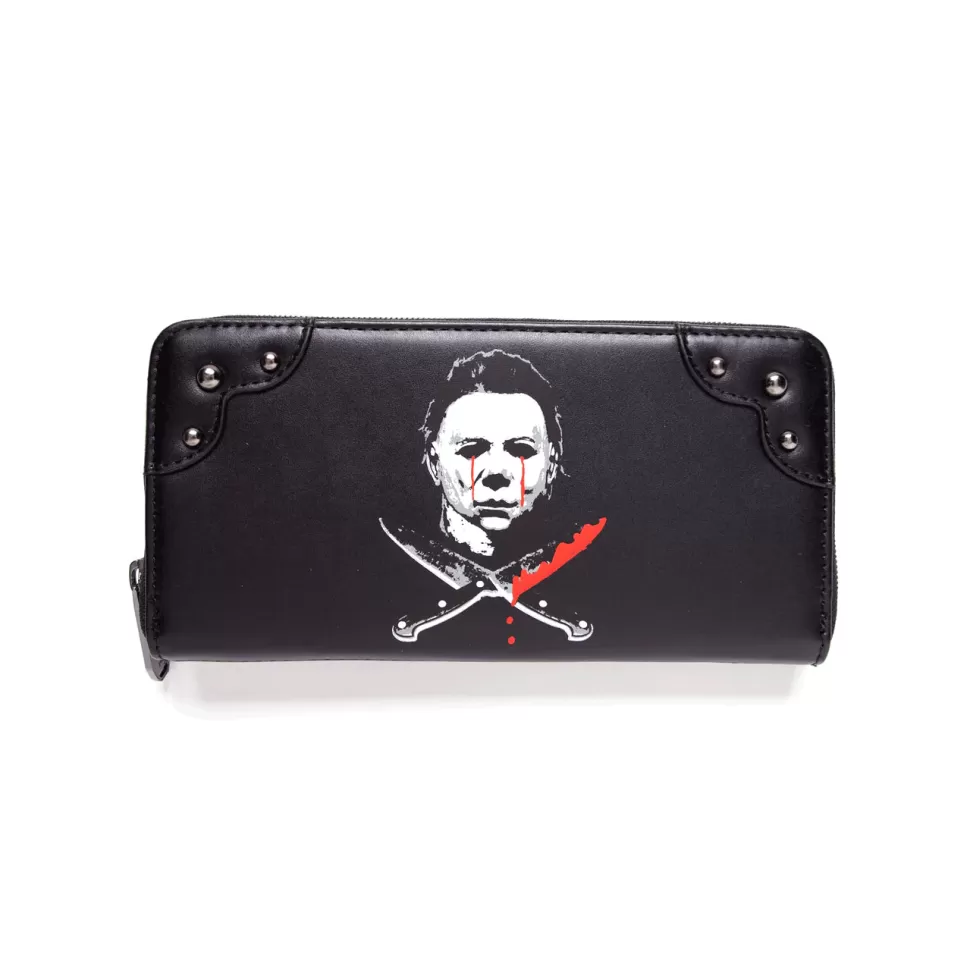 Rock Rebel Michael Myers Zip Around Wallet* Bags, Purses, And Wallets