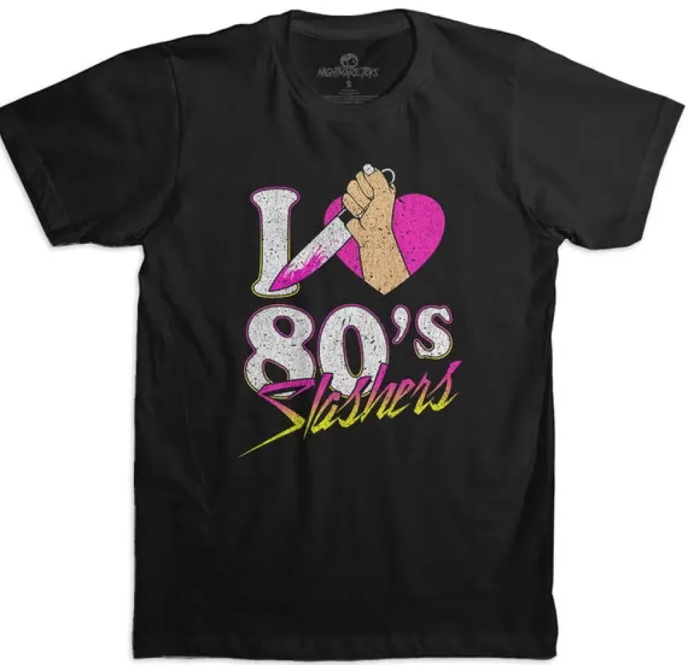 Trust Print Shop Nightmare Toys - I Love 80S Slashers Shirt* Unisex Shirts