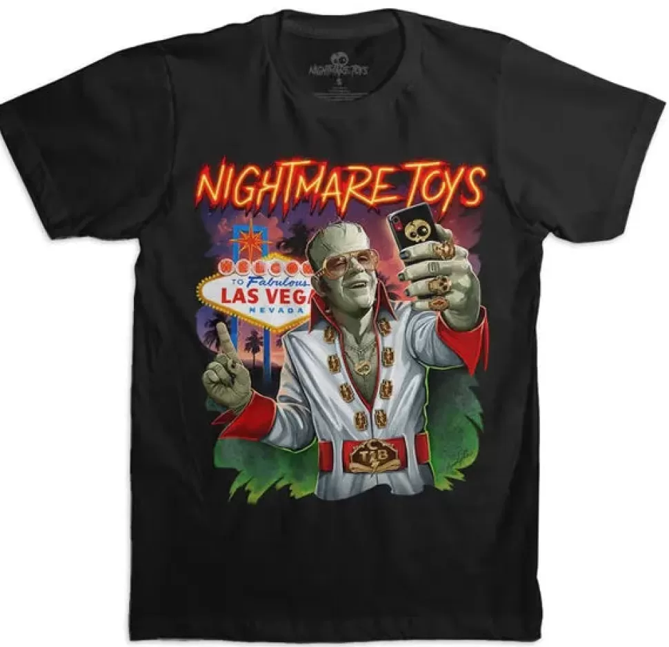 Trust Print Shop Nightmare Toys - Las Vegas Monster Selfie Shirt* Unisex Shirts