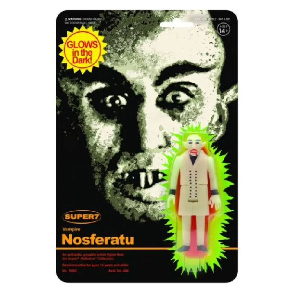 Super 7 Nosferatu Reaction Figure - Monster Glow* Reaction Figures