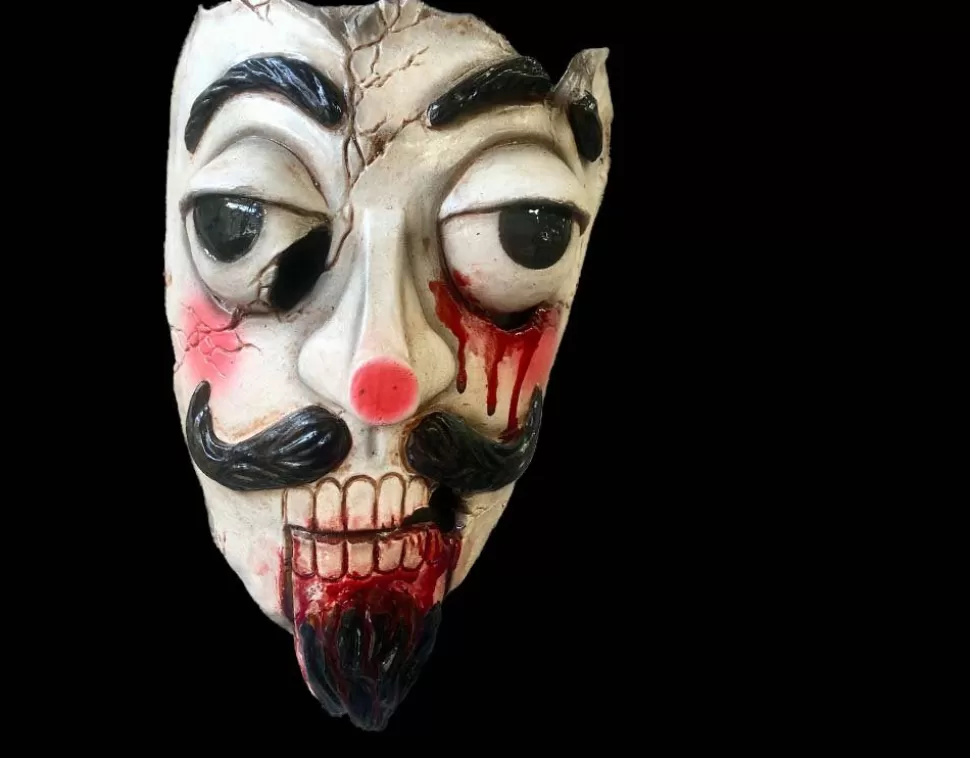 Lord Grimley Nutty Nutcracker - Nightmares Of Christmas - Half Mask* Latex Masks