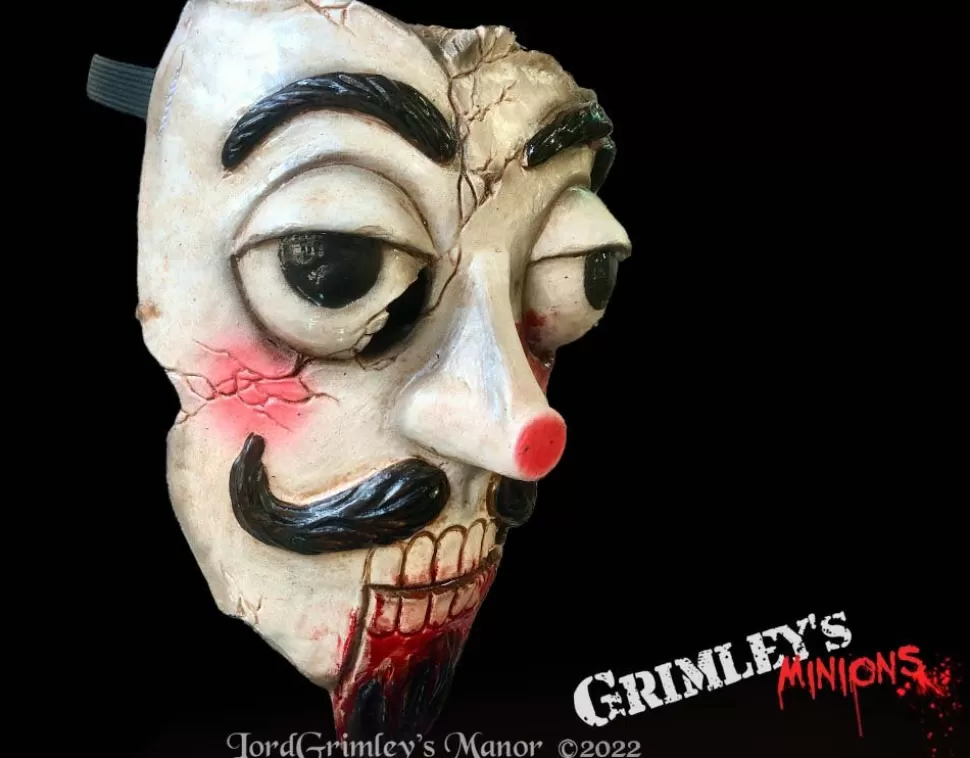 Lord Grimley Nutty Nutcracker - Nightmares Of Christmas - Half Mask* Latex Masks