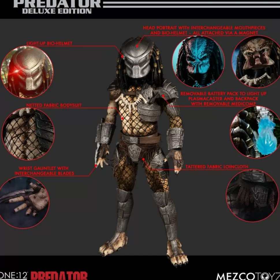 Mezco One:12 Collective Predator - Deluxe Edition* One:12 Figures