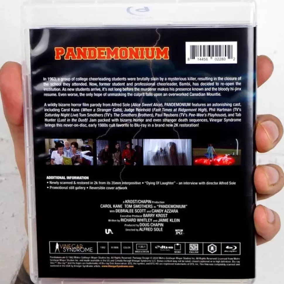 Vinegar Syndrome Pandemonium Blu Ray (Vsa)* Movies