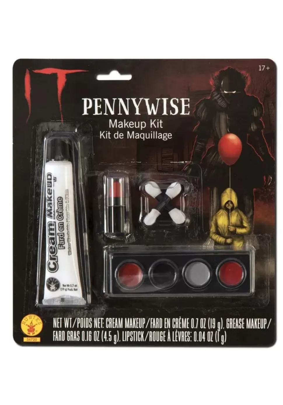 Rubies Pennywise 2017 Makeup Kit* Makeup And Appliances