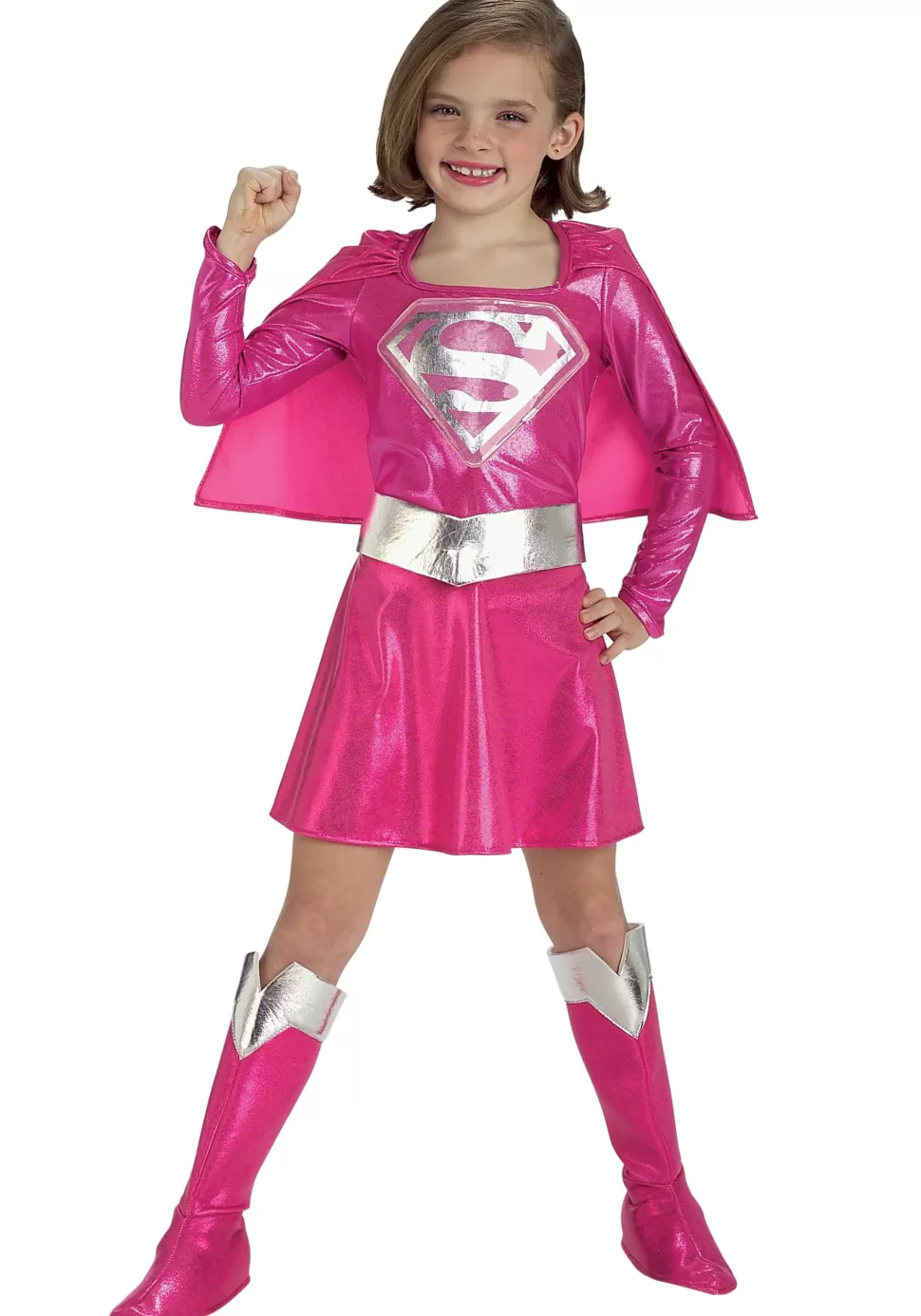 Rubies Pink Supergirl Child Costume 1-2 Years* Children'S Costumes