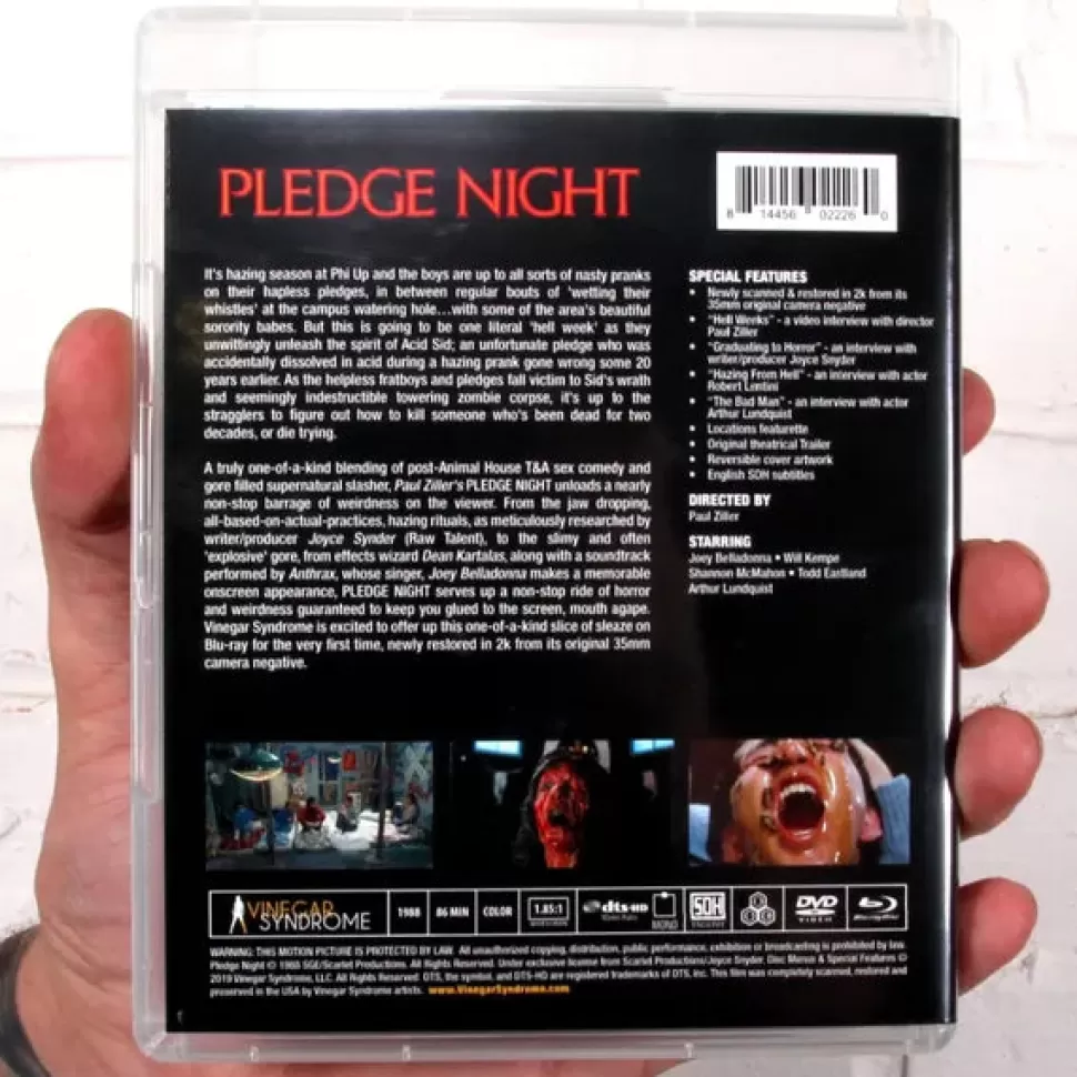 Vinegar Syndrome Pledge Night Blu Ray (Vsa)* Movies