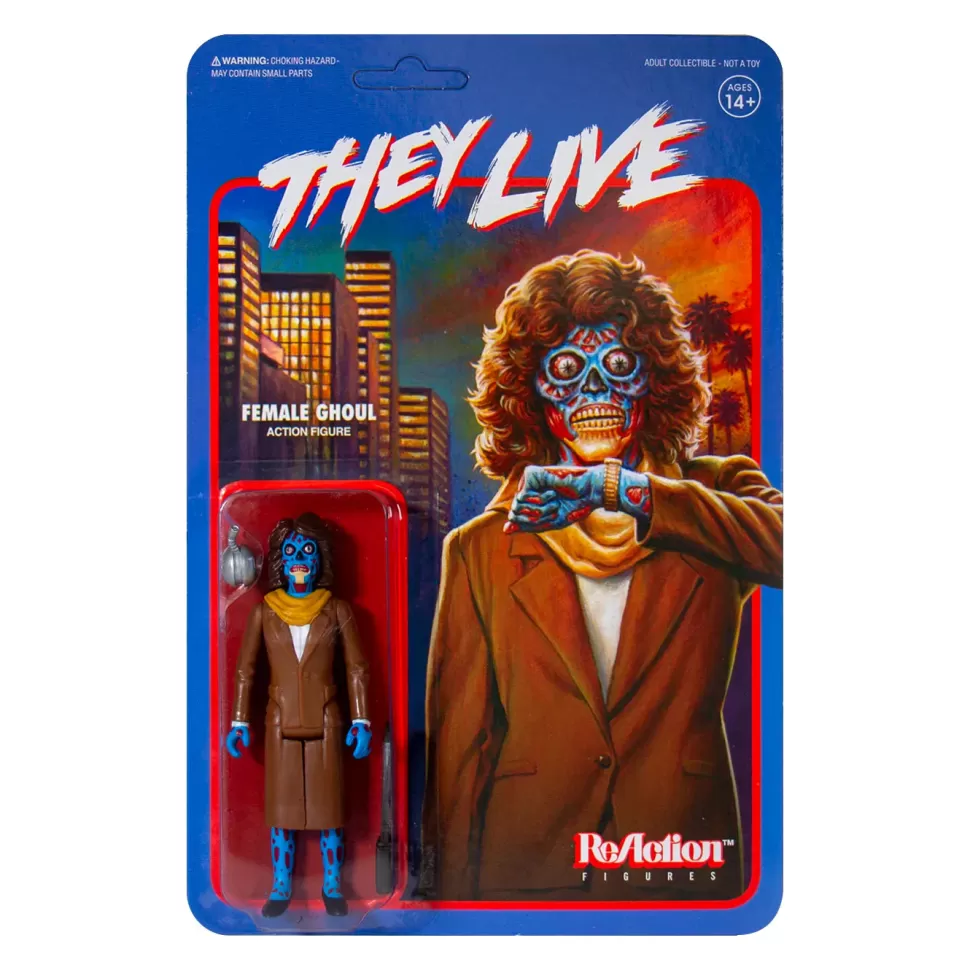 Super 7 Reaction They Live - Female Ghoul* Reaction Figures