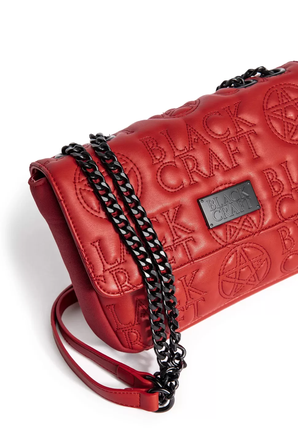 Blackcraft Cult Red Blackcraft - Quilted Shoulder Bag* Bags, Purses, And Wallets