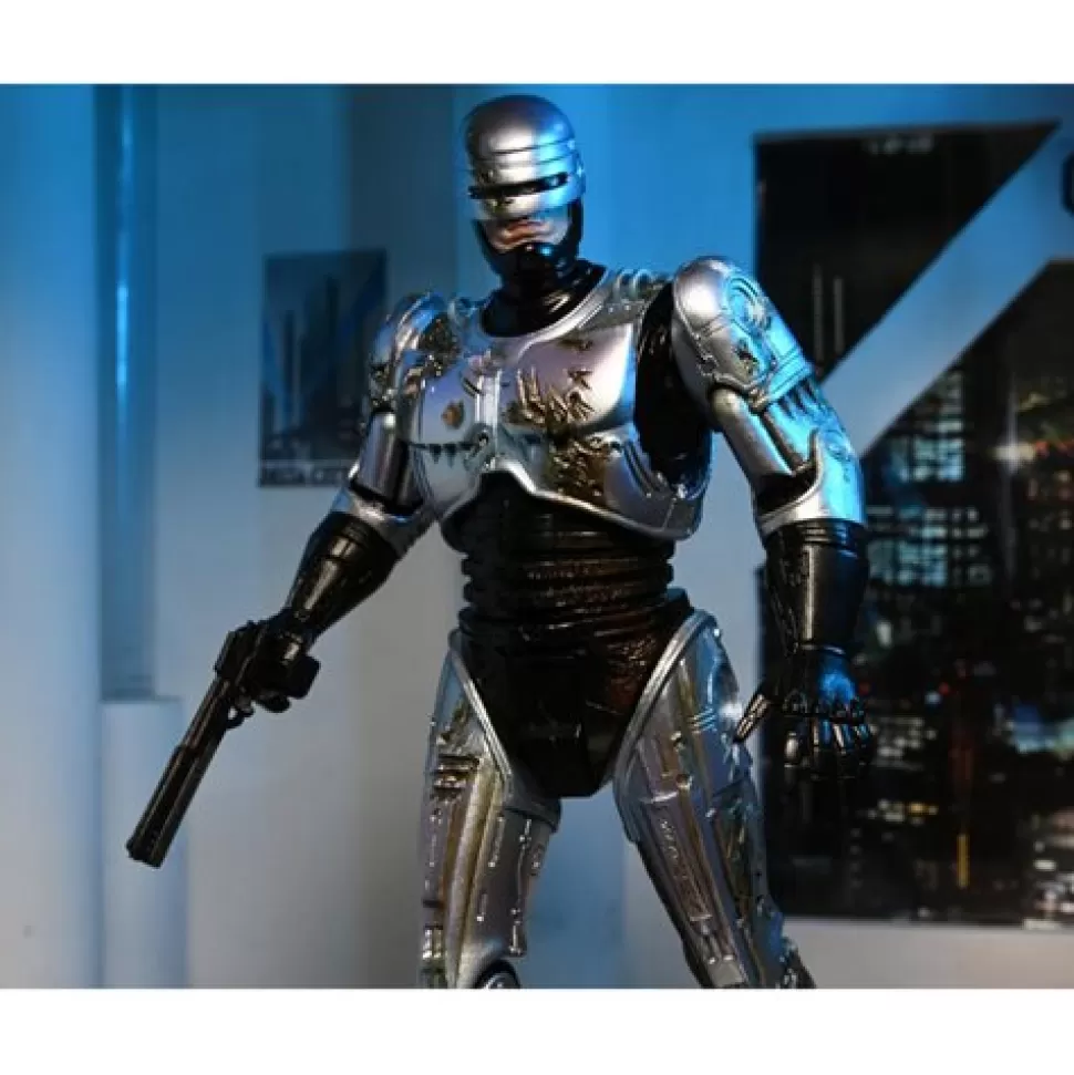 NECA Robocop Ultimate Battle-Damaged Robocop With Chair 7-Inch Scale Action Figure* Ultimates