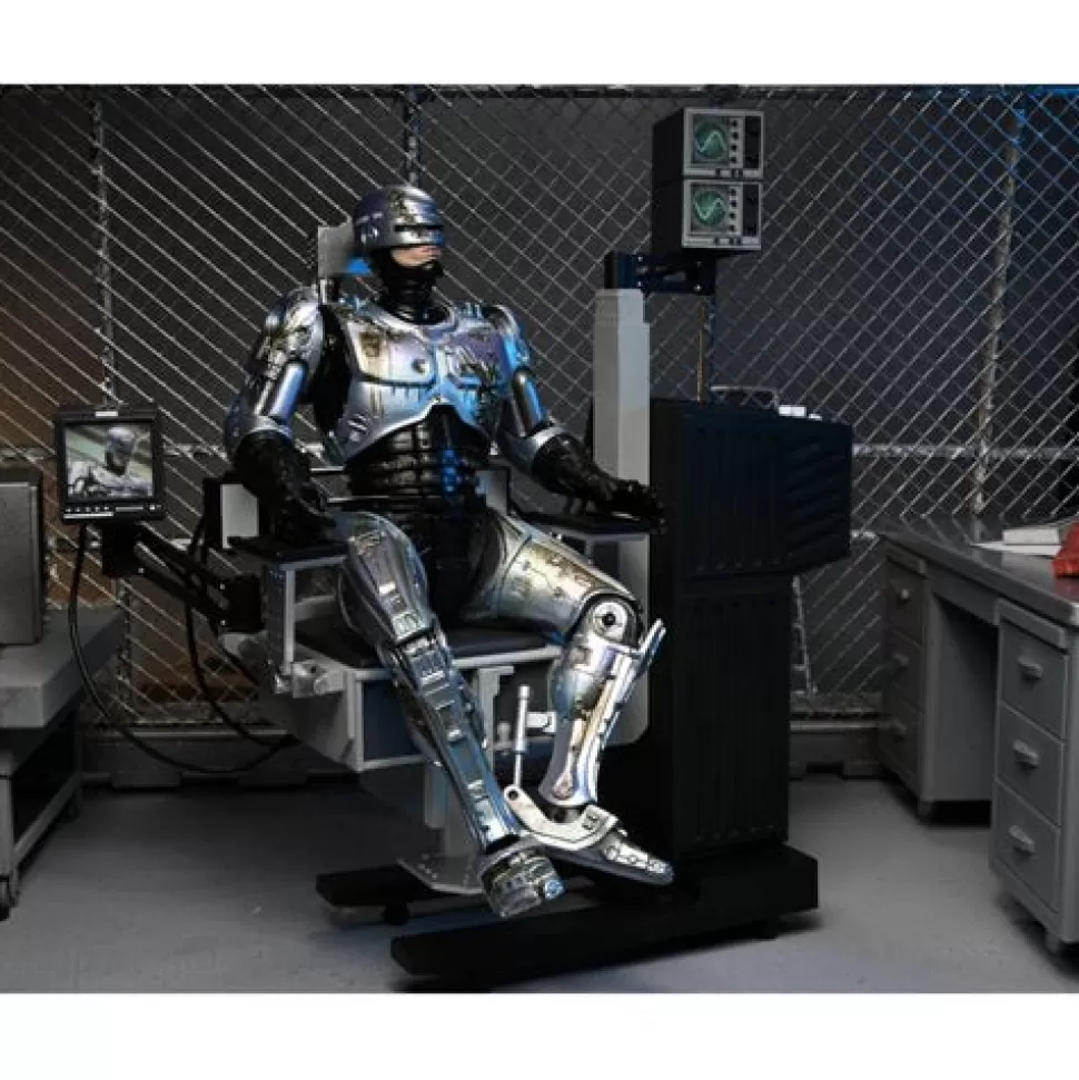 NECA Robocop Ultimate Battle-Damaged Robocop With Chair 7-Inch Scale Action Figure* Ultimates