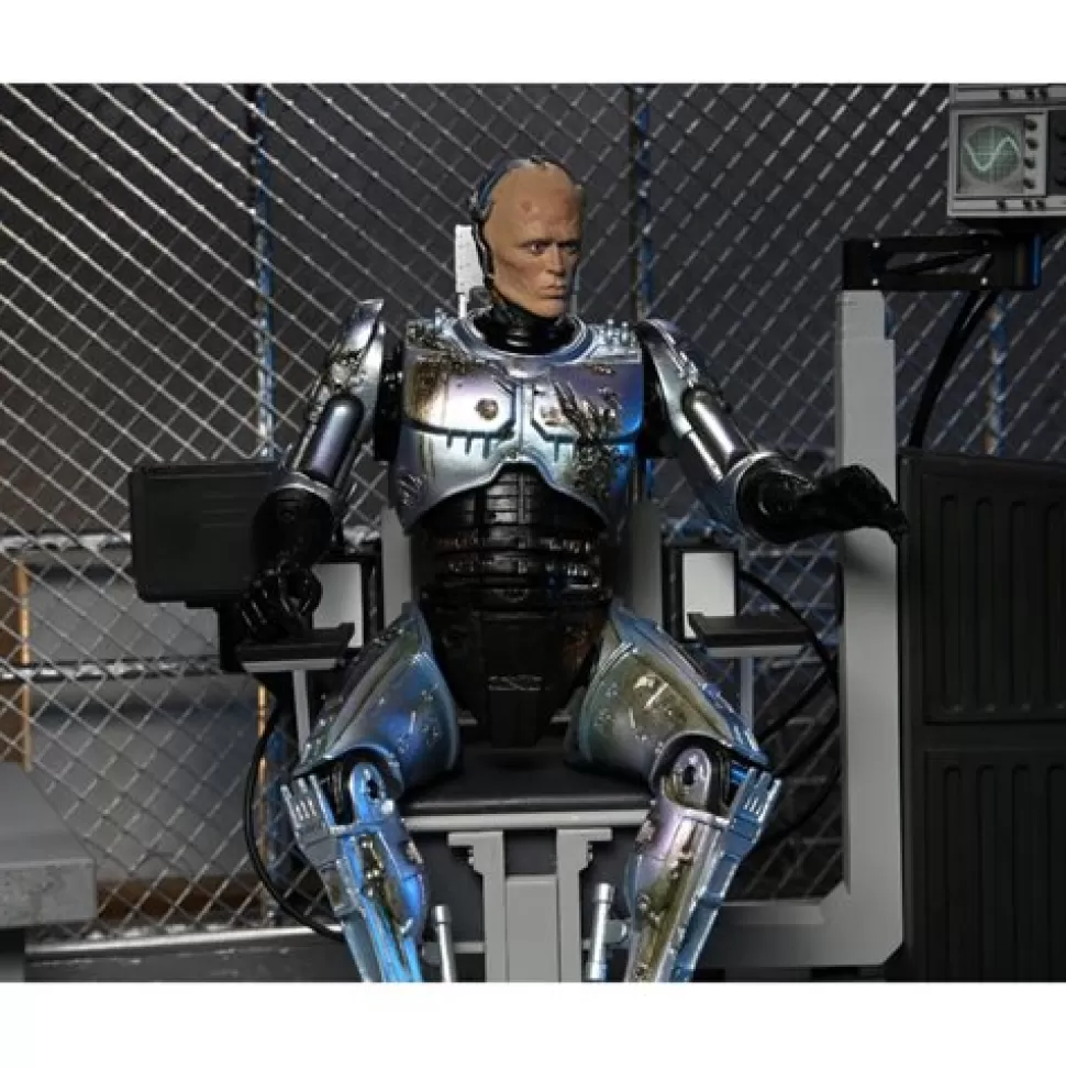 NECA Robocop Ultimate Battle-Damaged Robocop With Chair 7-Inch Scale Action Figure* Ultimates