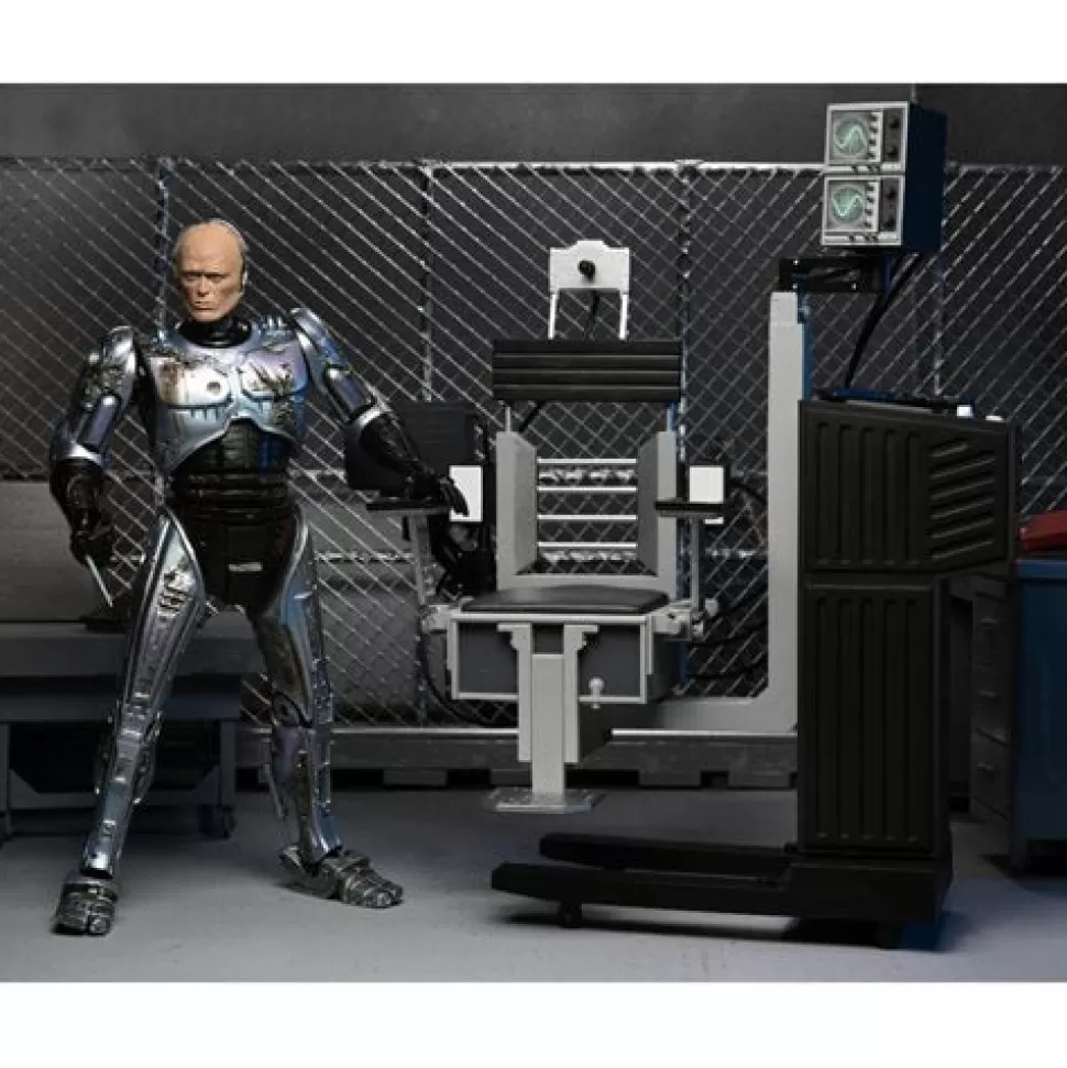 NECA Robocop Ultimate Battle-Damaged Robocop With Chair 7-Inch Scale Action Figure* Ultimates