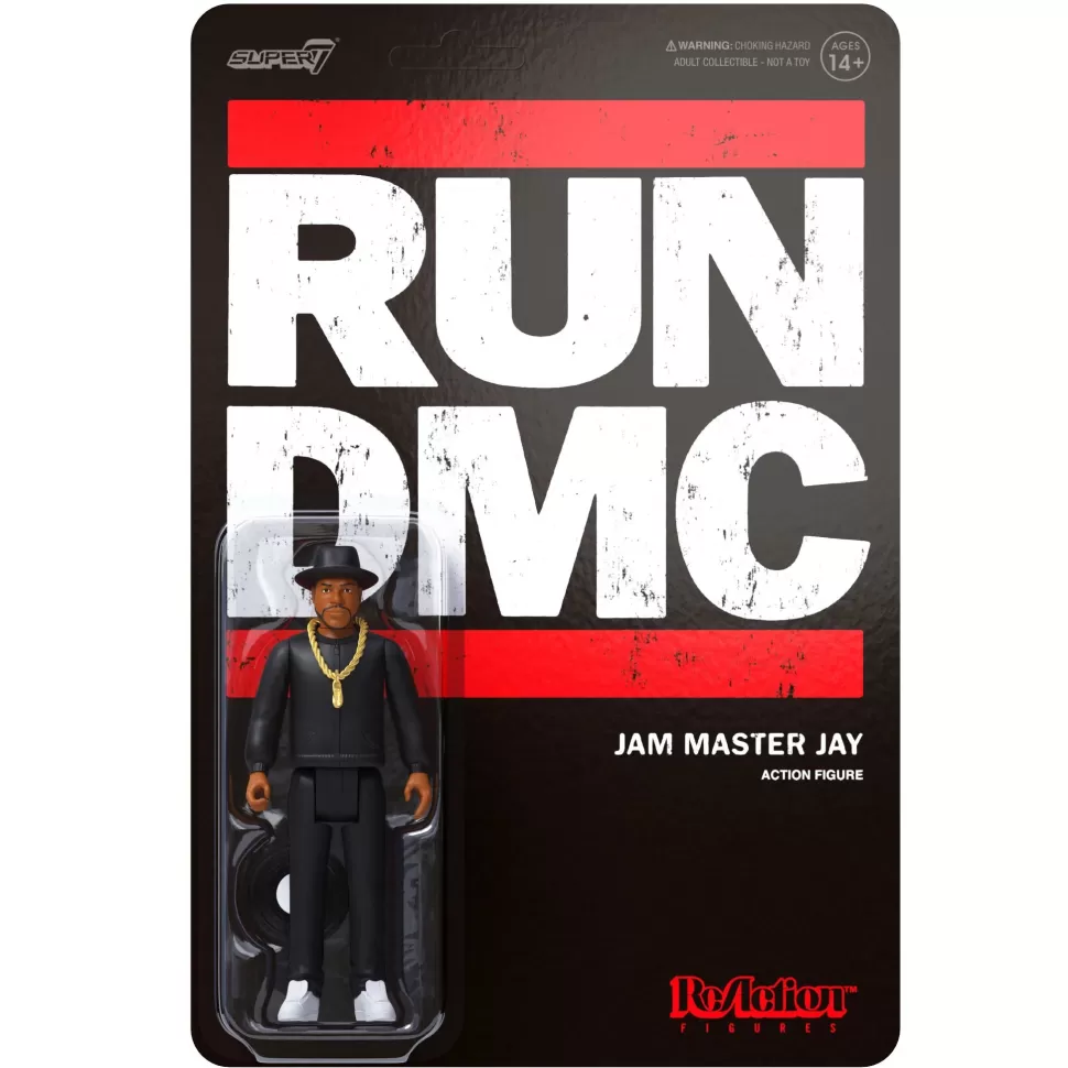 Super 7 Run Dmc Action Figure - Jam Master Jay* Reaction Figures