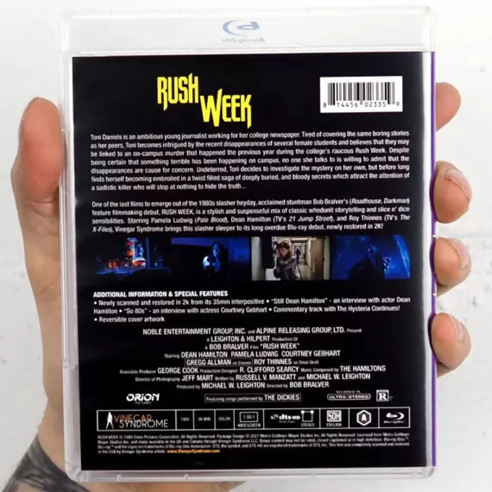 Vinegar Syndrome Rush Week Blu Ray (Vsa)* Movies