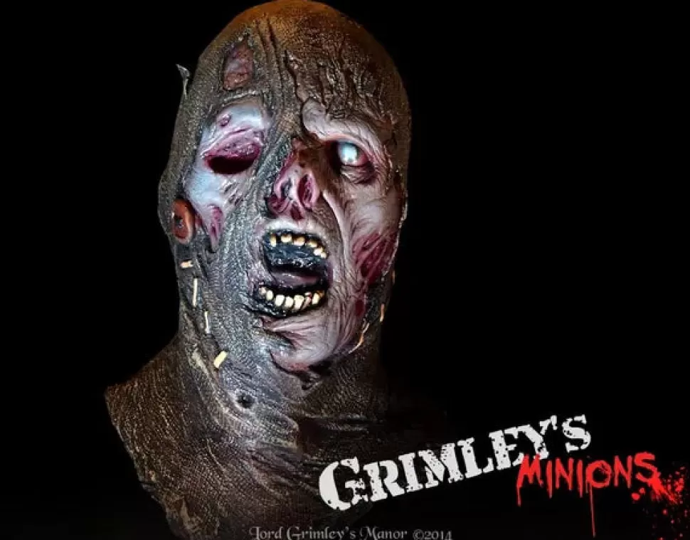 Lord Grimley Scarecrow Zombie - Bodach Rocais Mask* Latex Masks