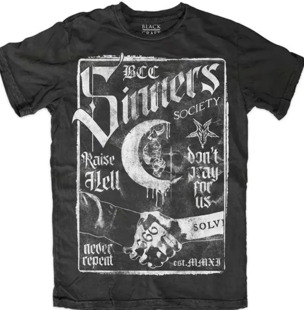 Blackcraft Cult Sinners Society Shirt* Unisex Shirts