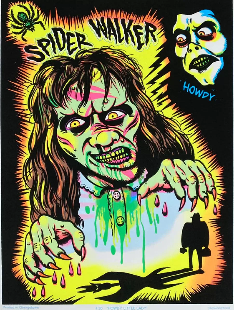 One Man Riet Spider Walker Blacklight Parody Print* Artwork