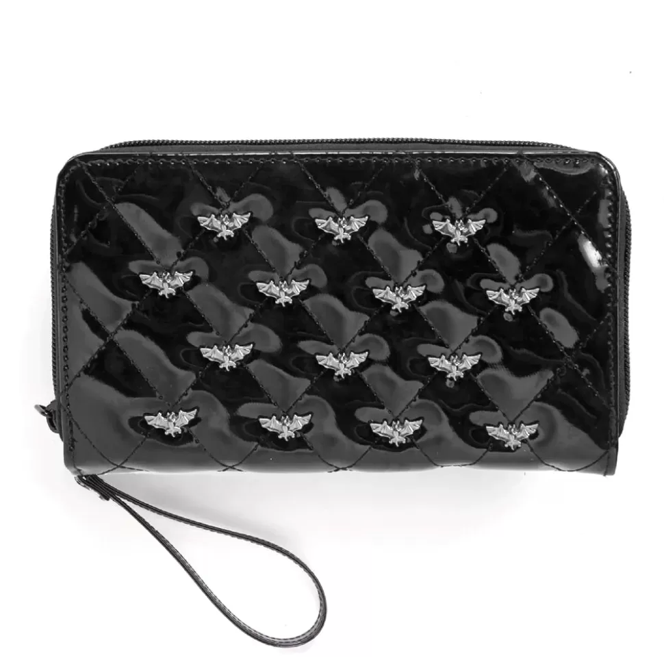 Rock Rebel Studded Bats Wallet* Bags, Purses, And Wallets