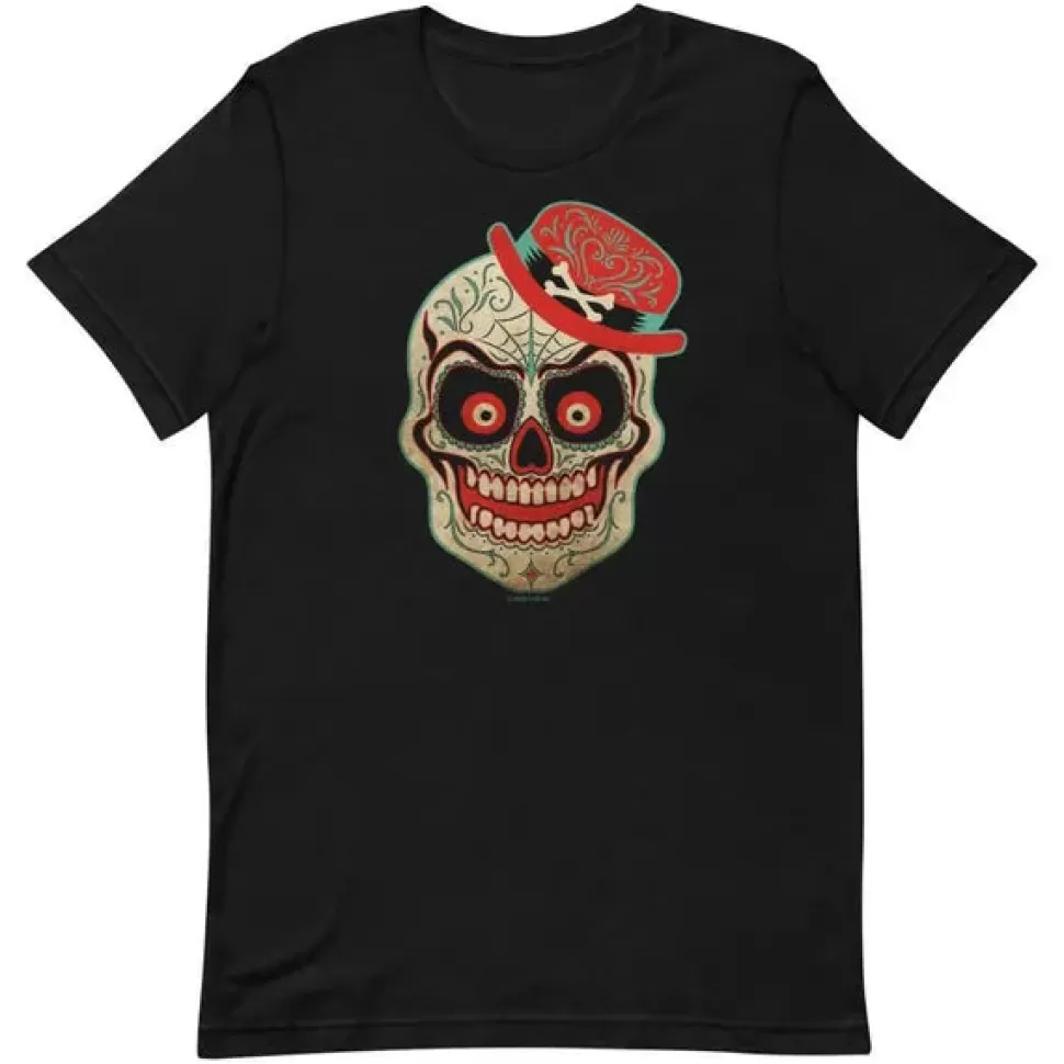 Retro-A-Go-Go Sugar Skull Essential Unisex T-Shirt* Unisex Shirts