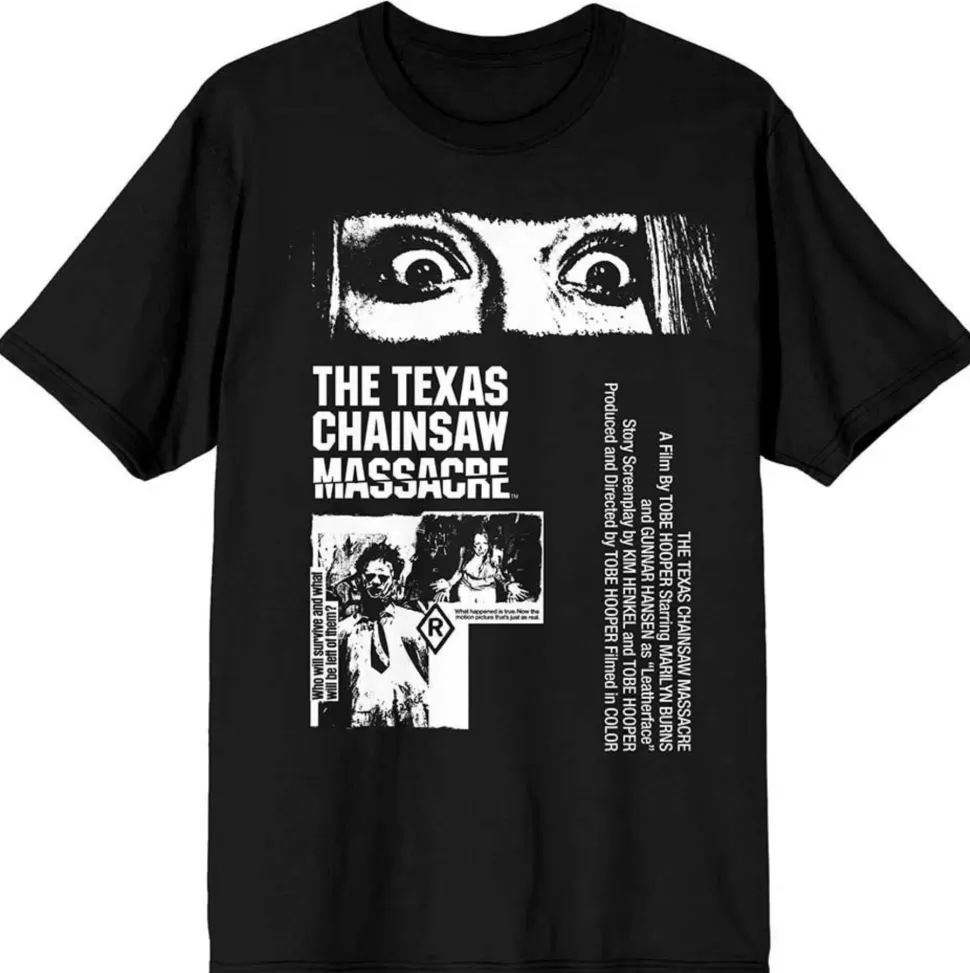 Bioworld Texas Chainsaw Massacre Poster Unisex T-Shirt* Unisex Shirts