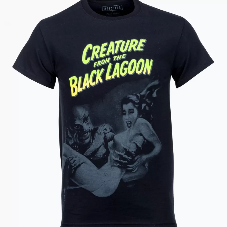 Rock Rebel The Creature With Damsel Men'S Tee* Unisex Shirts