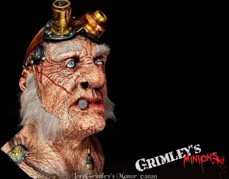 Lord Grimley The Doctor Thaddeus Tinkers Mask* Latex Masks