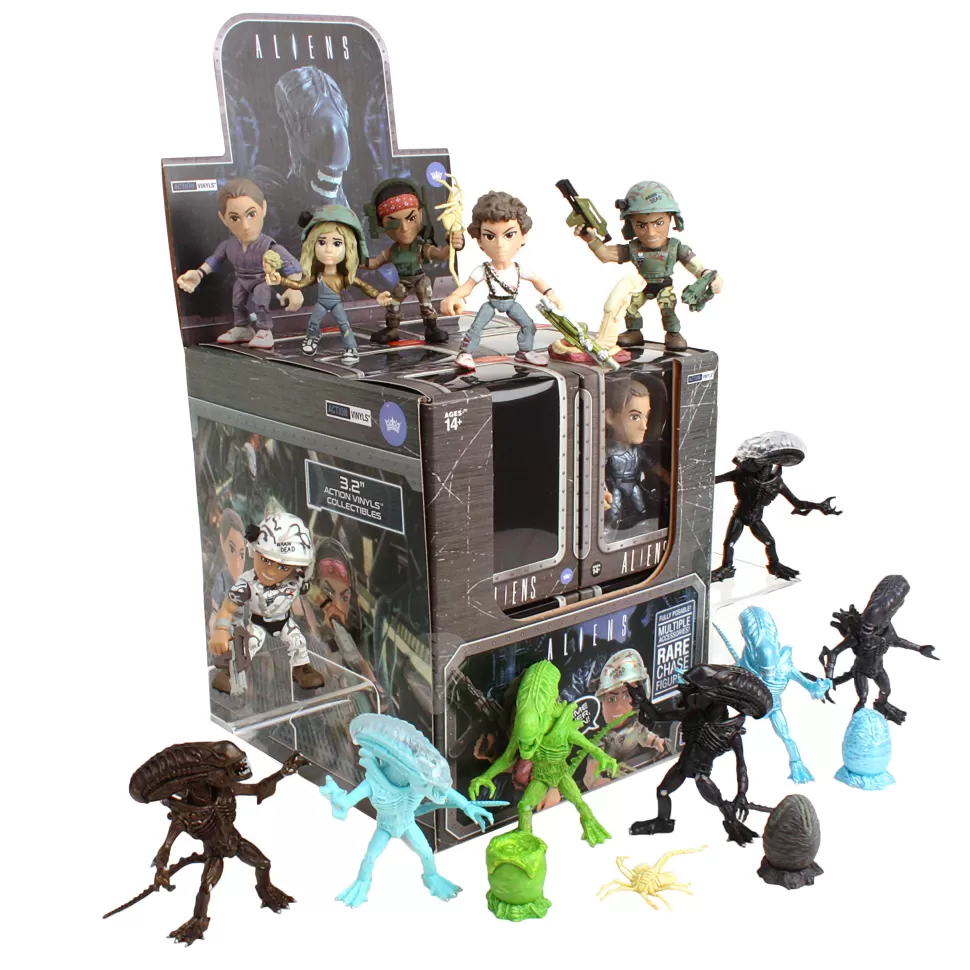 Entertainment Earth The Loyal Subjects Aliens Action Vinyls Window Box* Vinyl Figures