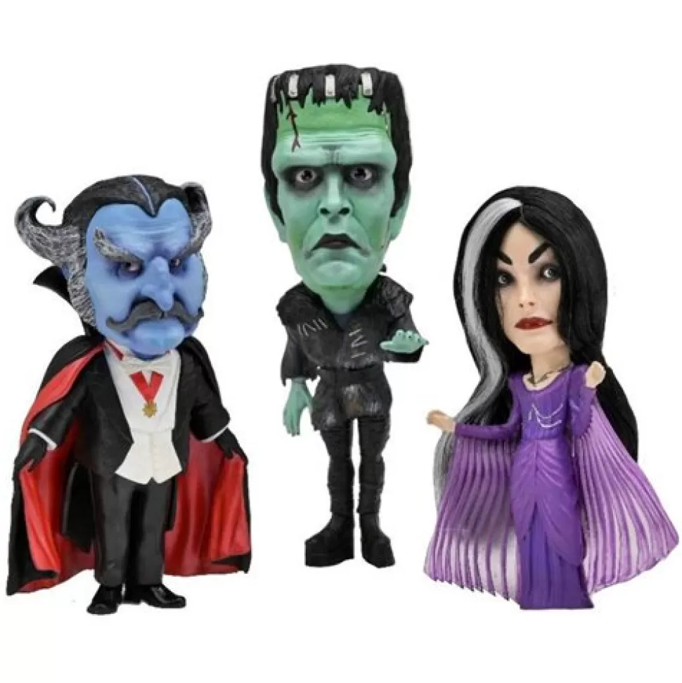 NECA The Munsters Action Figure - Little Big Head Figures 3-Pack* Action Figures